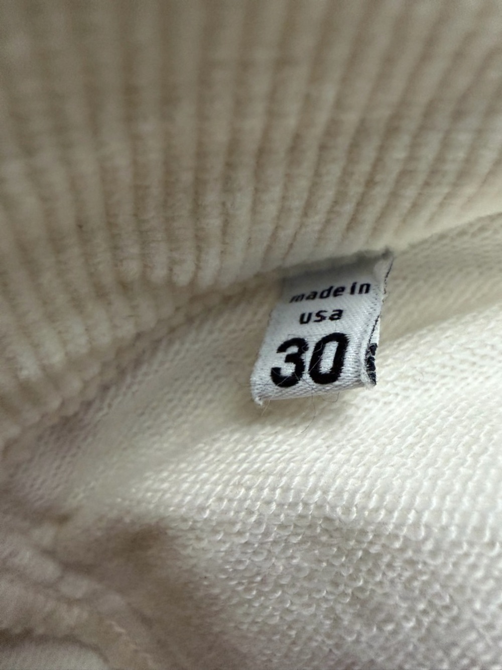 ASKK NY High-Rise Wide Leg Jeans in Cream - Picture 10 of 10